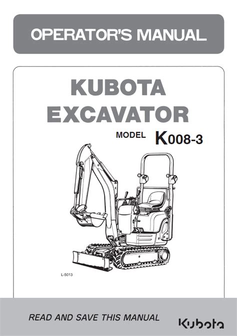 kubota k008|kubota k008 operators manual.